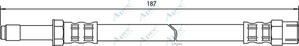 APEC BRAKING Тормозной шланг HOS3204